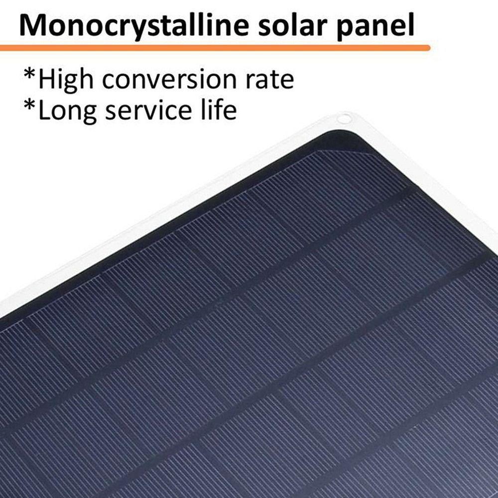 20W 12V Solar Panel Kit with USB Output Solar Cell Phone Charger  Outdoor Charging