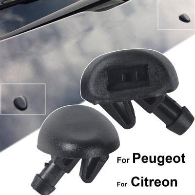 Xukey Pár Predné Stierače Čelného Skla Tryska Ostrekovača Vody Kapota Rozprašovač Pre Peugeot 206 407 Citroen C2 C5 6438W2 6438Z1 6438AV