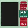 Retro Morandi A5 Spiral Notebook - Loose-Leaf Student Homework Notebook