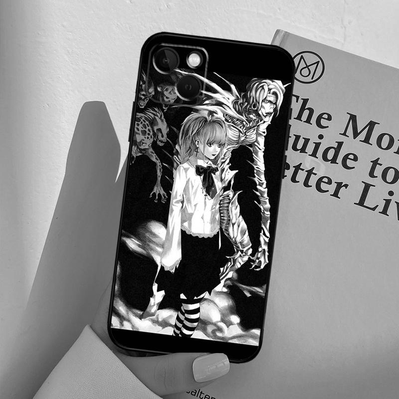 Death Note Misa Amane Phone Case For iPhone 11 12 13 14 Pro Max XS XR X 6 7 8 Plus 12 13 Mini SE 2020 Cover Shell