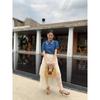 2025 Summer French Socialite Mesh Midi Skirt - Fashionable See-Through Design for Women