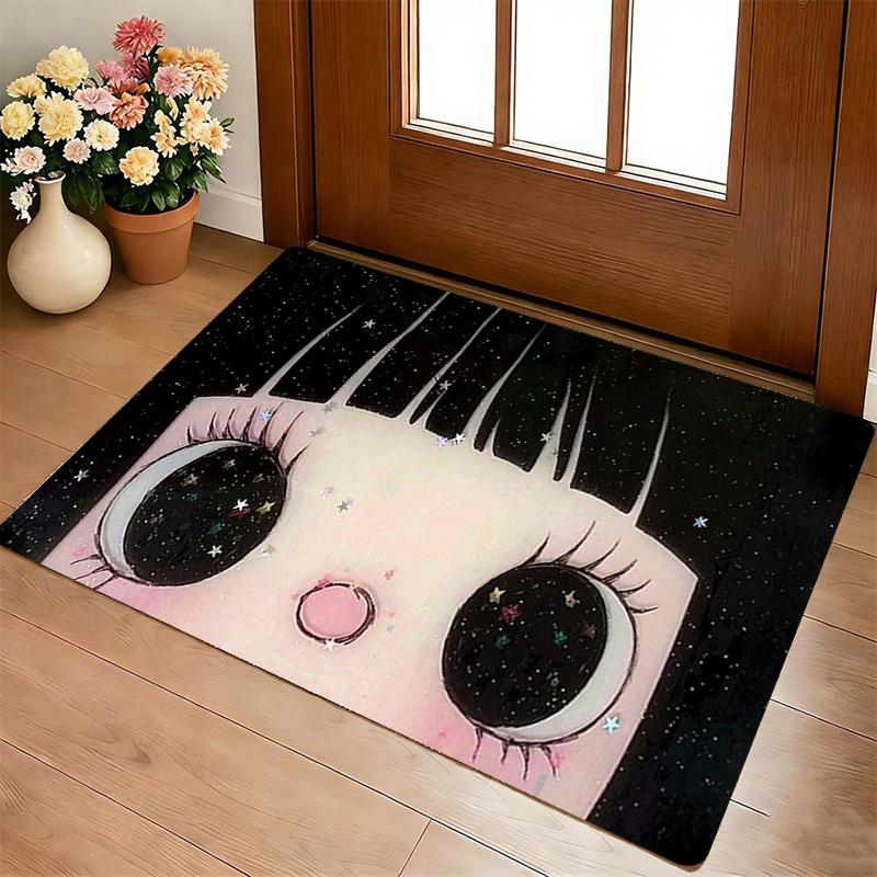 Galaxy Eyes Living Room Nonslip Area Rug Soft Carpet For Bedroom Game Playroom Sofa Office Home Decor Doormat Christmas Gift C929317