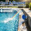 PLA Pool Fountain Sprinkler Swimming Pool Waterfall Sprayer  Above Ground Pool Use