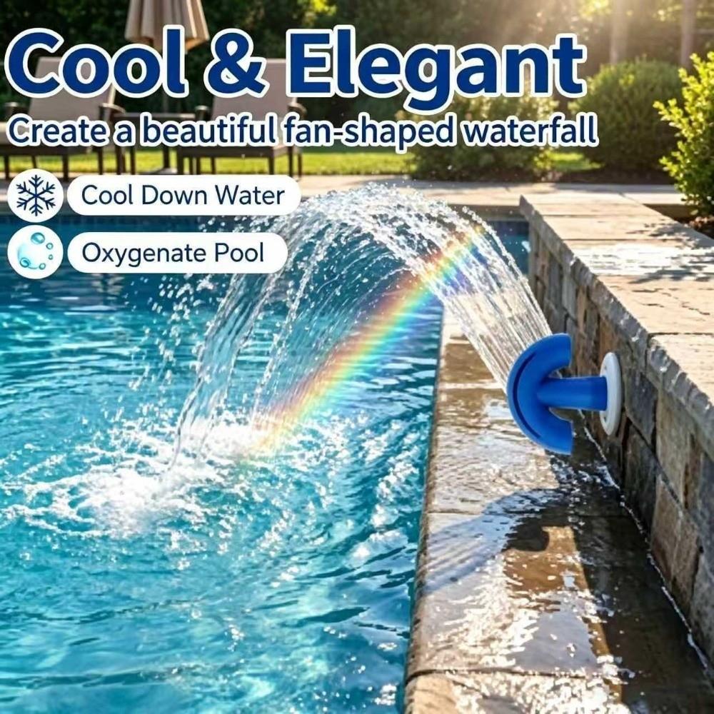 PLA Pool Fountain Sprinkler Swimming Pool Waterfall Sprayer Above Ground Pool Use