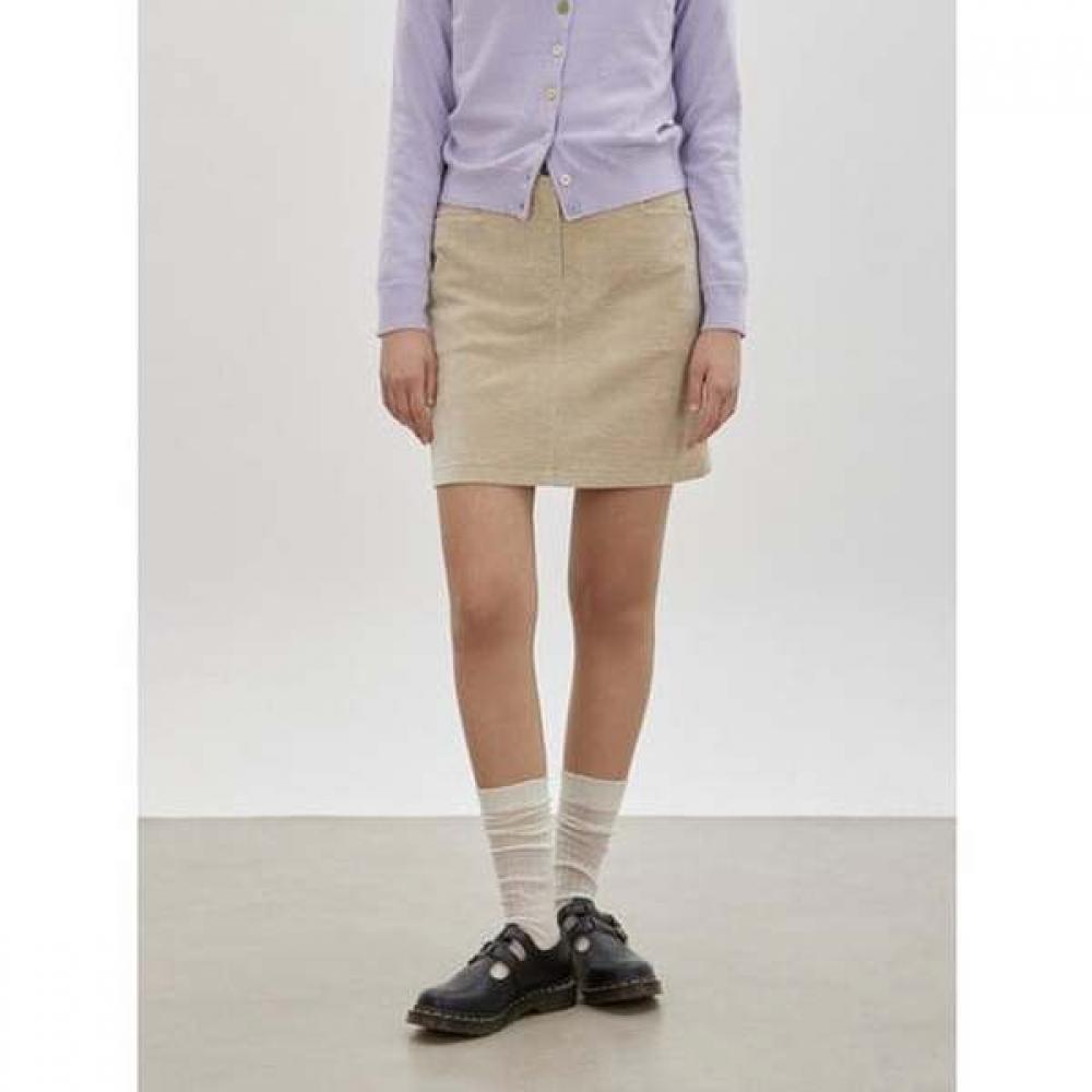 

Cc Collect Velvet Corduroy Mini Skirt C261msd005 BE/55