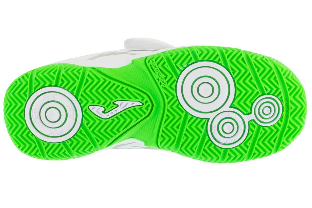 Joma Super Copa Jr 25 SCJW INV, for Boy white Indoor football trainers