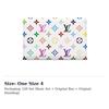 LOUIS VUITTON X Takashi Murakami Collaboration SLIM Coated Canvas Card Holder Card Holder Women's White M27495