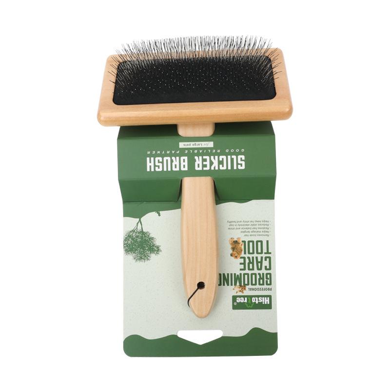Pet Grooming Comb: Dog & Cat Hair Removal Brush