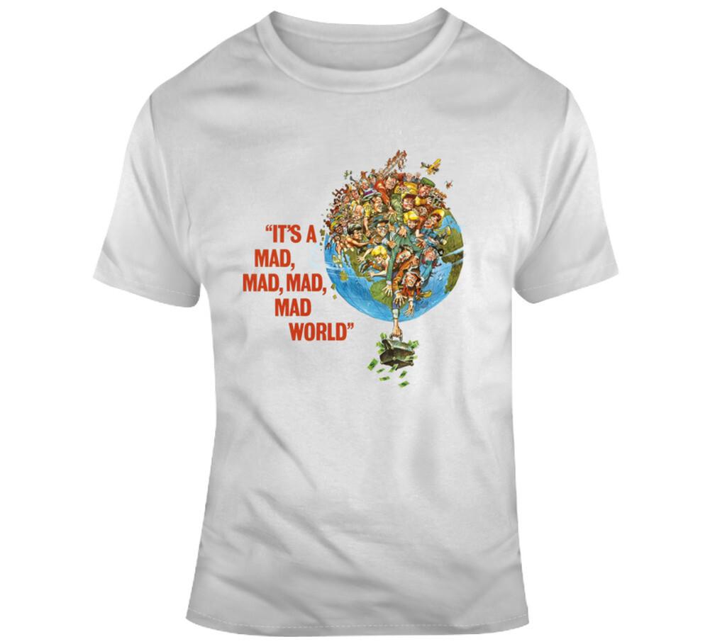 It s A Mad Mad Mad Mad World Classic Movie T Shirt Mens Womens Tees Top 4XL