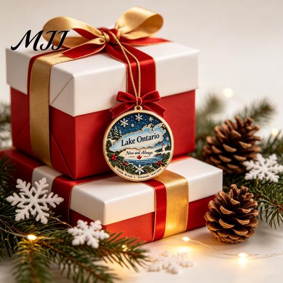 Acrylic Decor Pendant Lake Ontario Forever Christmas Ornament, Now And Always Decoration Hanging Decoration, for House Home