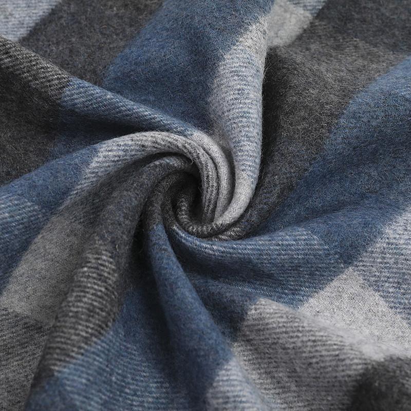 Cashmere Wool Scarf Women's Winter Warm Men's Scarf Autumn and Winter New Tassel Korean Style Plaid Scarf