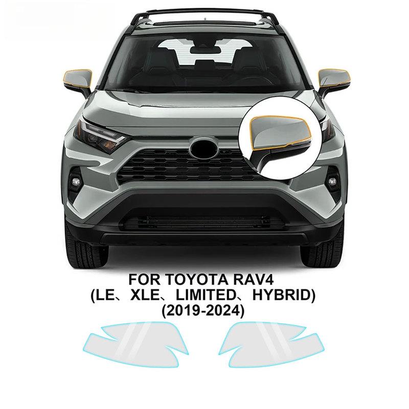 Precut Paint Protection Clear Film for Toyota RAV4 Hybrid XA50 -2024 Front Headlight Rearview PPF TPU Transparent Accessorie