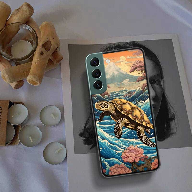Marine Organisms, Sea Turtles, And Animals Phone Case For Samsung Galaxy S22 S25 Ultra S21 S10 Plus S26 Edge S20 S23 S24 FE