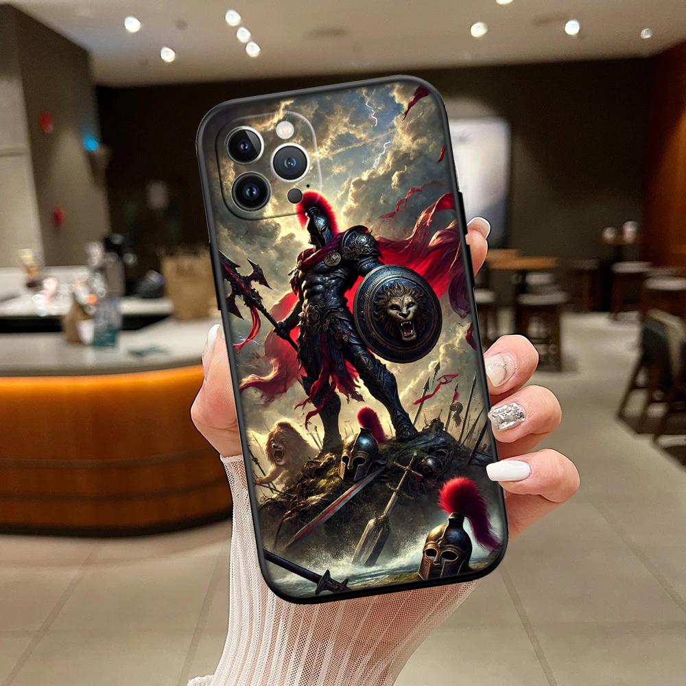 Spartan Warrior Shell Phone Case for Samsung Galaxy Note 8 9 10 20 S23 S24 S25 Ultra FE Plus Edge Lite