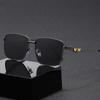 Fashion Business Men's Polarized Metal Sunglasses Outdoor Fishing Driving UV Protection Sunglasses Men