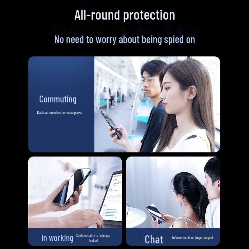 Privacy Screen Protector for Honor Play9C/8T/7T/6T/5/4T/Pro with Tempered Glass
