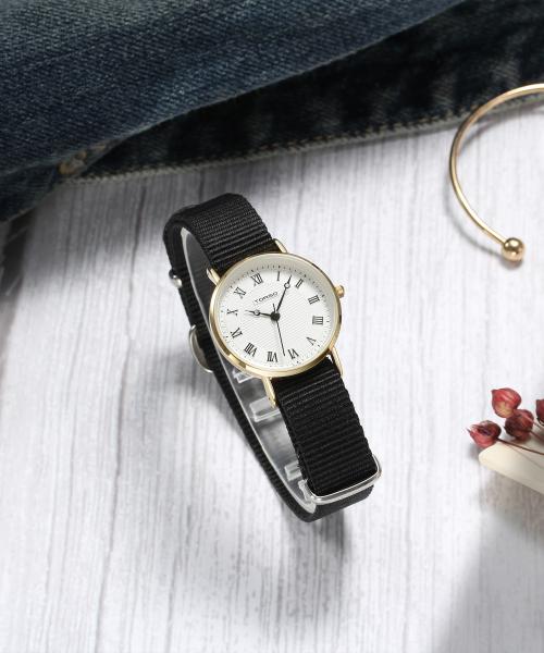 [TORSO] TORSO Classico Quartz Women s NATO Watch T107F-NATO GS- / BK-