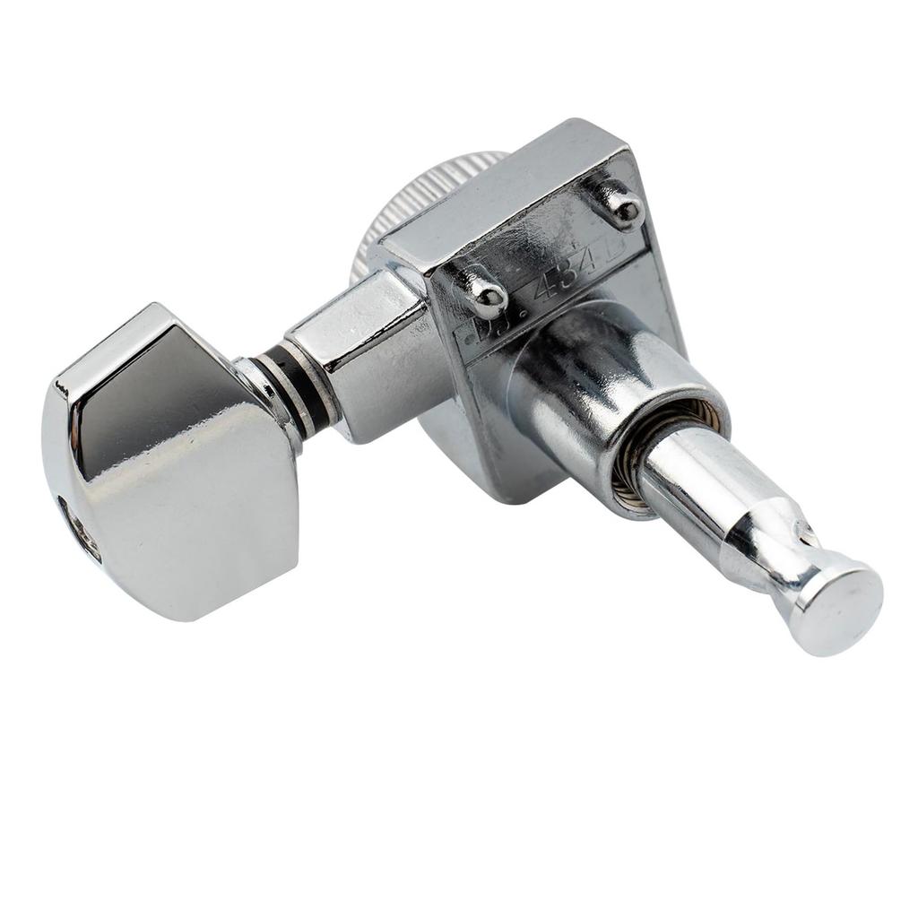 Musiclily Pro 6-Pin Locking Tuners for Fender Strat/Telecaster Electric Guitars, Chrome