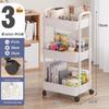 Miling 5-Tier Mobile Storage Cart