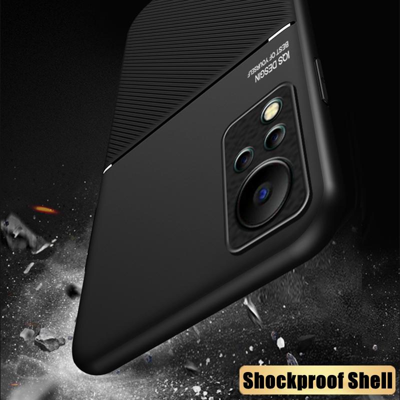 Shockproof Armor Leather Soft Silicone Case For Samsung Galaxy S22 S21 S20 A53 A73 A12 Honor 70 60 50 Redmi 10C Poco X4 iPhone 14 13 12 Pro Max Cover