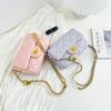 Diamond Embroidered Thread Small Bag for Women's Sweet New Summer Chain Crossbody Bag Fashionable and Versatile One Shoulder Small Square Bag
