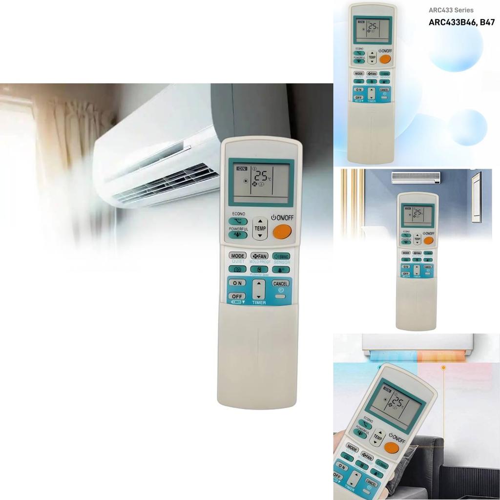 Air Conditioner Remote Control With Long Transmission Range For Easy Operation