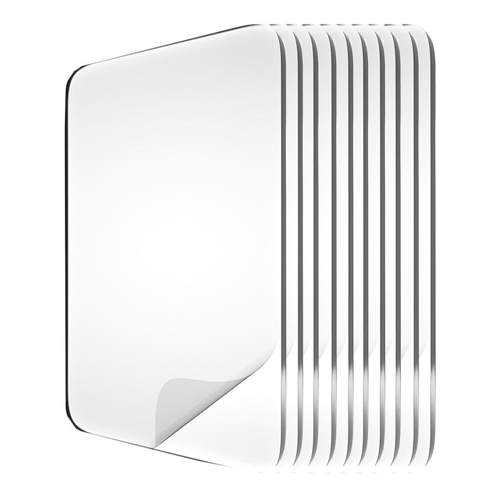 10Pcs Clear Double Sided Tape Sticker 60mm Removable Picture Hanging Adhesive Tape Poster Tape For Christmas Decoration