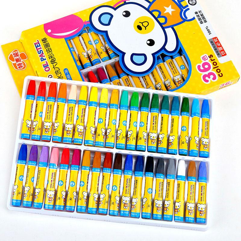 Max Crayon Painting Oil Pastel 12/18/24/36 Colors Graffiti Soft Pastel Drawing Pen For Artist School Stationery Supplies Crayon