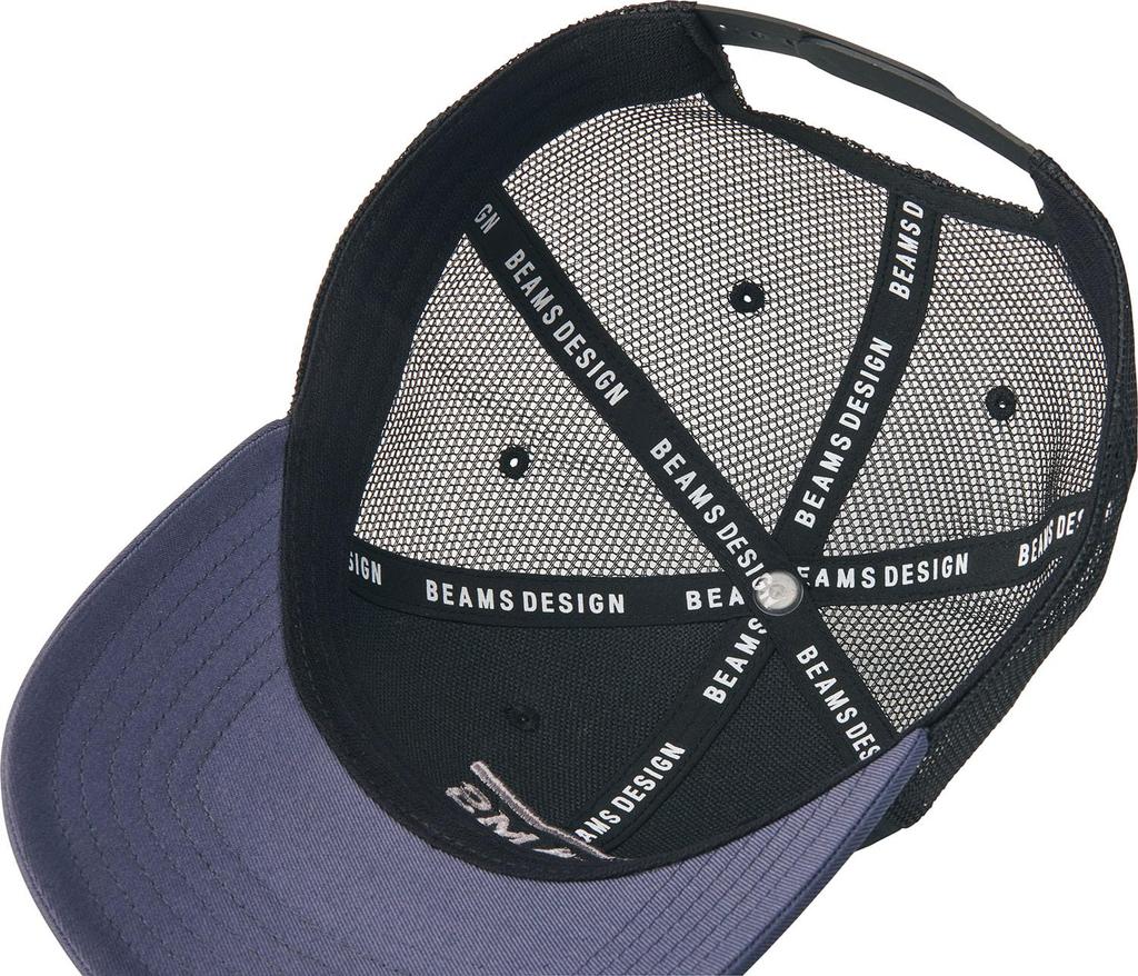 ZETT Baseball ZETT by BEAMS Free Size BH79506 Hat, DESIGN, Black/Gray (1915), (56-60cm),