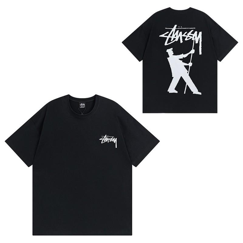 Camiseta de Algodón Streetwear para Hombre y Mujer Corte Holgado Manga Corta Camiseta Gráfica Casual Unisex Cuello Redondo