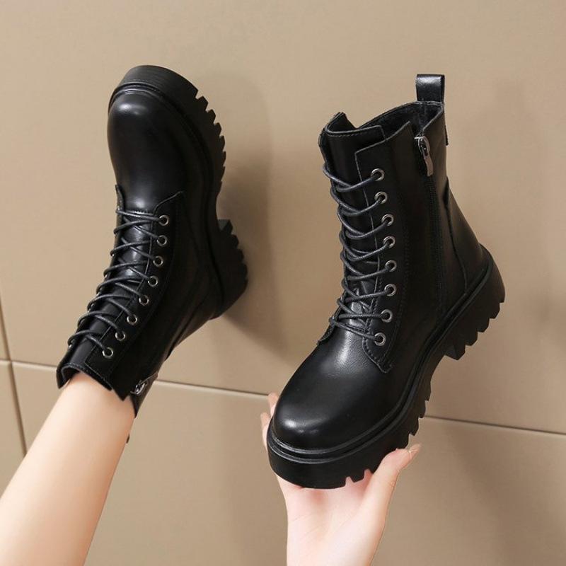 

Martin boots women s new spring and summer 2025 breathable tooling short boots small thin single boots ins tide 35