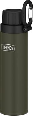 Thermos Outdoor Series Insulated Carbonated Drink Bottle with Carry Insulated KKI Loop, 500ml, Khaki, Only, RBAA-500