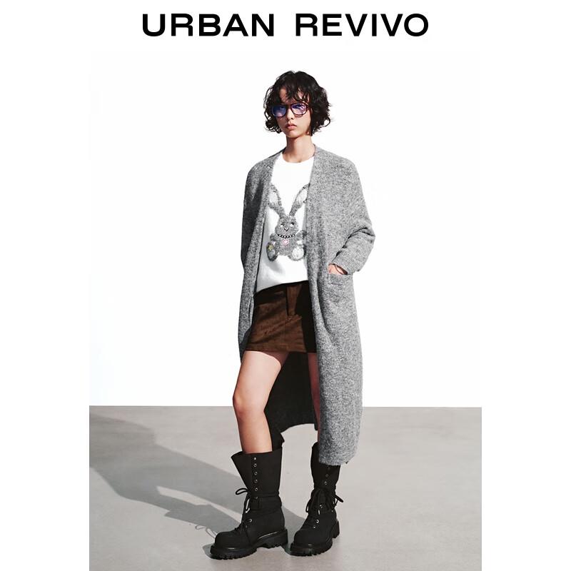 UR Women's V-Neck Loose Knit Cardigan