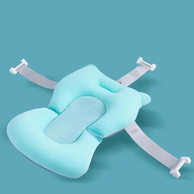 Large Folding Baby Bathtub Real-time Temperature Silicone Baby Take A Bath Bathtub Non-Slip Foot Bath Bucket Bathroom