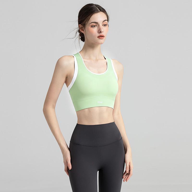 

2025 Autumn/Winter Women s Sports Bra for Running, Cycling, Yoga - Stylish Back Design, Wear Alone or as Yoga Vest. M [95-110 lbs]