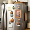 Holiday Kitchen Magnets Halloween Pumpkin Frame Refrigerator Magnet, Vintage Ghost Fridge Durable Magnetic Decor Whiteboard Decorative Magnet