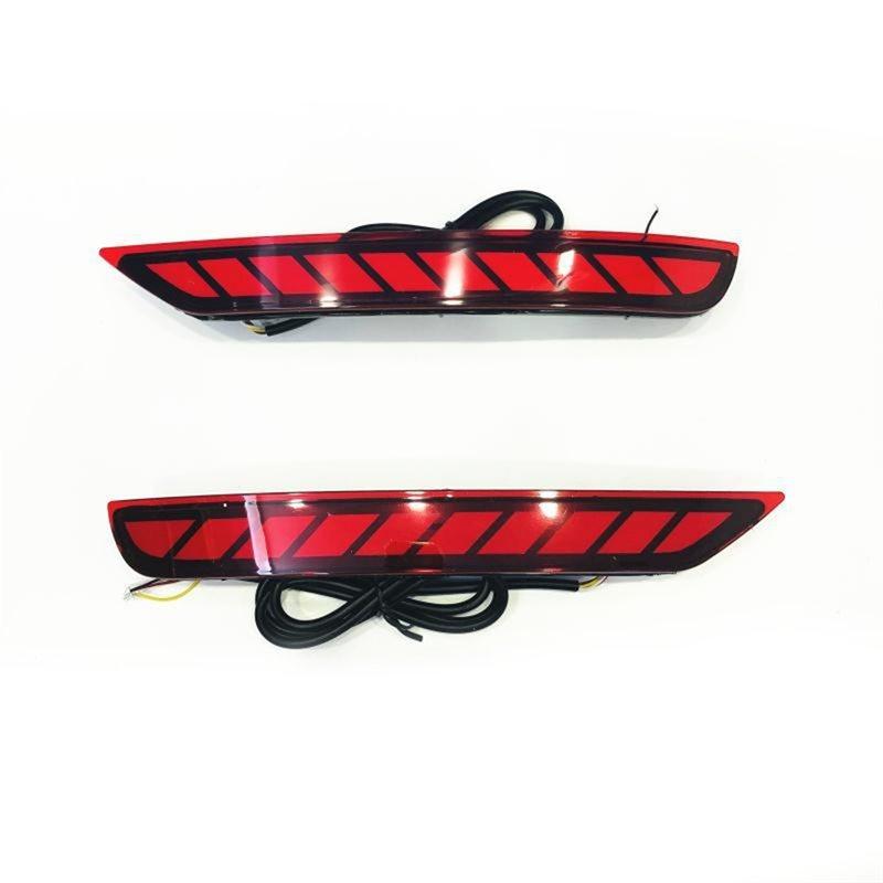 LED Rear Bumper Reflector Light For Subaru Forester 2008-2016 Sequential Turn Signal Light