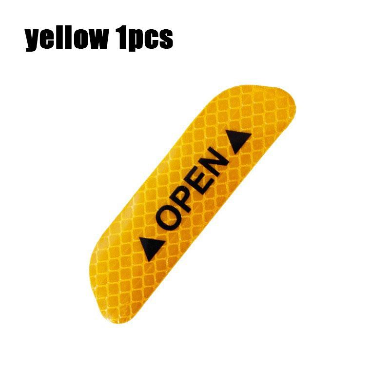 1/4PCS Car Door Reflective Sticker Safety Opening Warning Reflective Tape Car Accessories Interior Exterior Reflector
