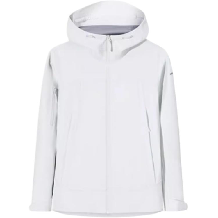 

Anta Comfortable Versatile Hiking Jacket Windproof Water-Resistant Women Jackets Millet-White 162510602-1 S