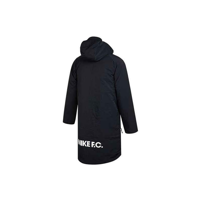 Nike Jachetă Sport Caldă cu Glugă de Lungime Medie Bărbați Jachetă Negru DJ0992-010