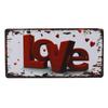 Mfoever Tin Sign I Love Vodka Beer Plate Metal Plate Car Number Tin Signs Bar Pub Cafe Home Decor Metal Sign Man Cave Garage Painting Plaques C