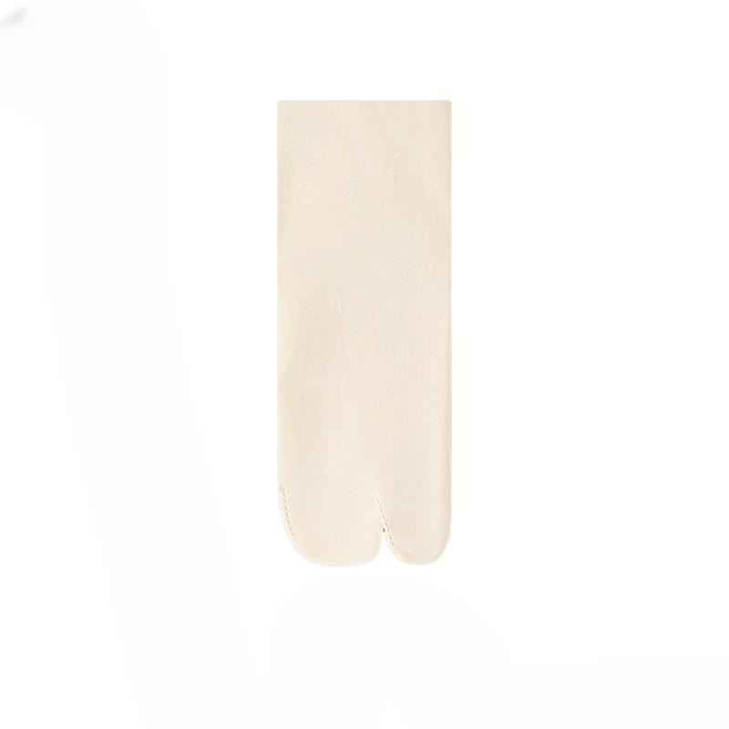 Female Spring and Autumn Thin Boneless Breathable Sweat Absorption In The Cylinder Two Finger Toe Socks