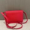 [Pre-Owned] Tb Mini Red Leather Shoulder Bag With Gold Hardware - Good #MZU1M8