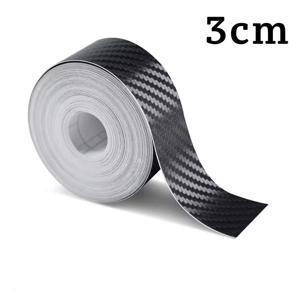 

Mobidea 10M 3D Nano Carbon Fiber Car Door Anti-Scratch Strip Waterproof DIY Protector Tape for Mirror Bumper 10m Long