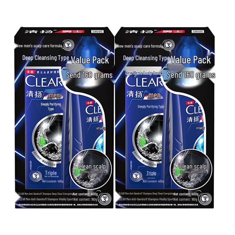

Clear Men Anti-Dandruff Deep Clean Shampoo