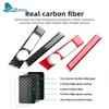 Real Soft Carbon Fiber Sticker For Seat Leon 2017 2018 2019 LHD RHD Car Side of Central Control Frame Trim Interior Accessories