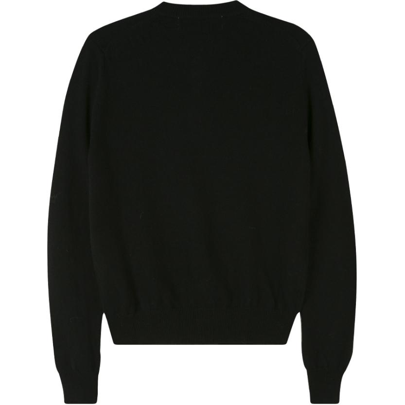 CDG Play Knitwear Men's Black Crew Neck Moderate AX-N057-051-1