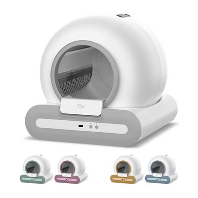 New Ti+ EU Warehouse Low Price APP Controlled Intelligent Smart Self-Cleaning Cat Litter Box Automatic Plastic Cat Toilet