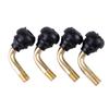 4Pcs/set 90 Degrees Rubber Angle Valve For Tubeless Tires Nipple For Tubeless Disc Wheel Nipple (pvr40/pvr50/pvr60/pvr70)