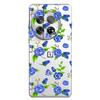 For OnePlus 12 Case 12R 5G Flower Clear TPU Soft Silicone Transparent Back Case for One plus 12R Cover on for Oneplus12 5G Coque